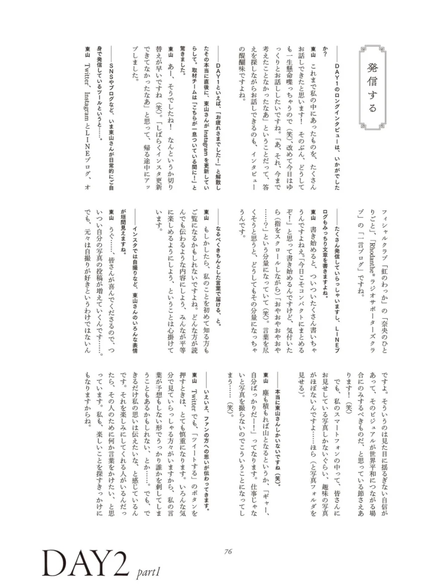 東山奈央オフィシャルブック NOW loading… 試し読み 20