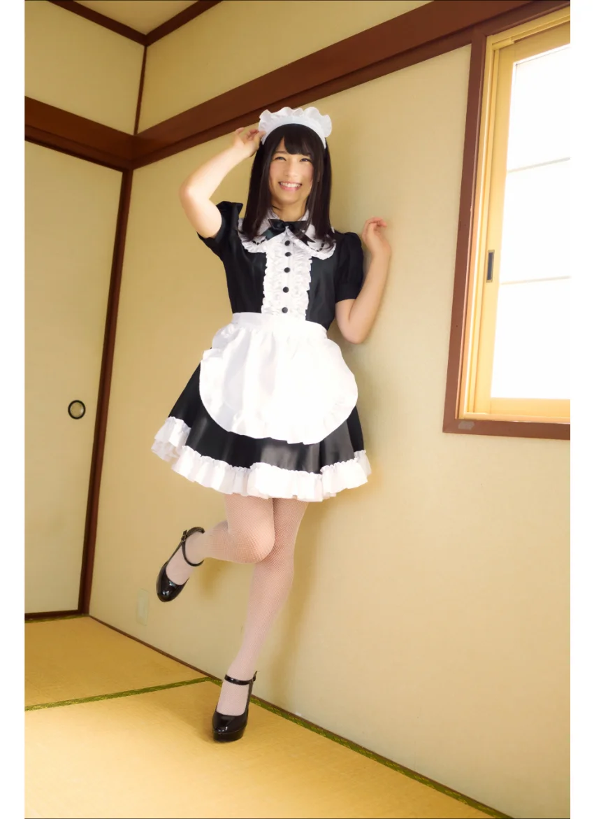村上りいな メイド服の下の清楚な素肌 グラビア学園 試し読み 3