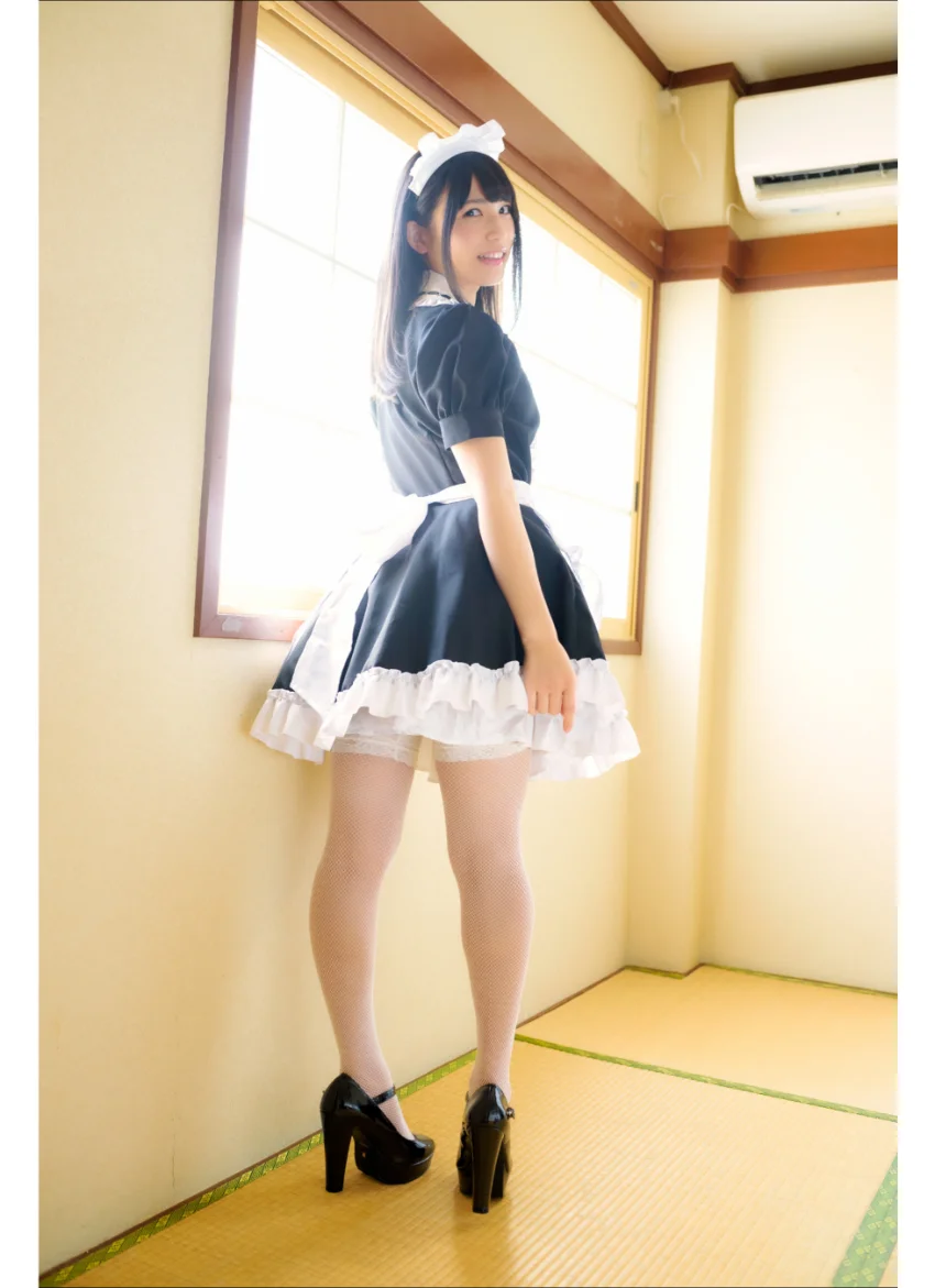 村上りいな メイド服の下の清楚な素肌 グラビア学園 試し読み 5