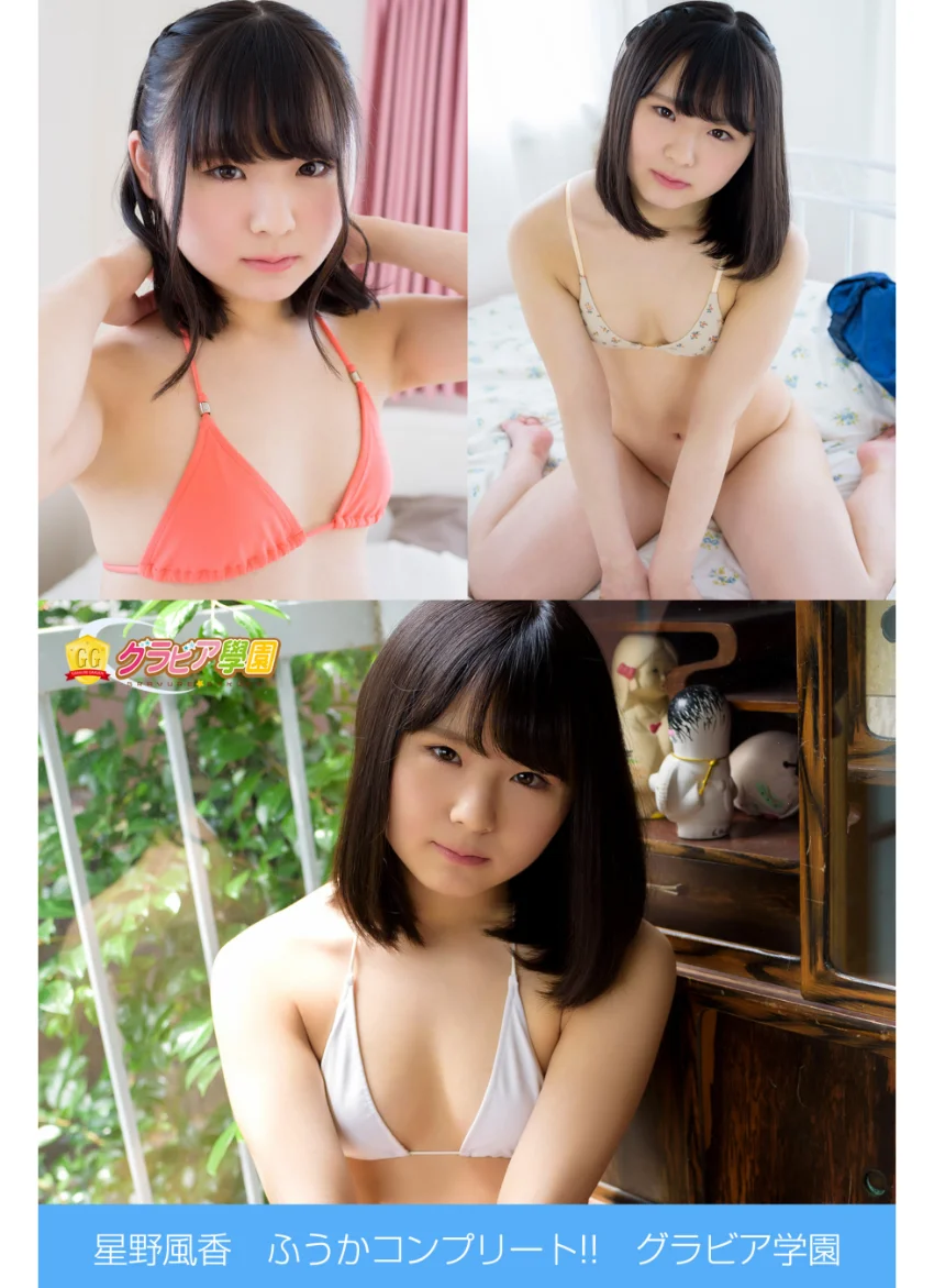 星野風香 ふうかコンプリート！！ グラビア学園 ど素人！ど新人！普通の女の子が脱ぐ！衝撃ですっ！写真集3冊＋αの超お買い得版！！ 試し読み 1