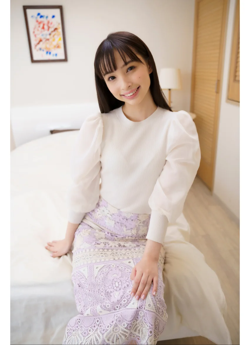 鶴巻星奈 【清楚】純白の私服ニット グラビア学園 上品で色白で優しくて人懐っこくて愛に溢れてる！！ 試し読み 5