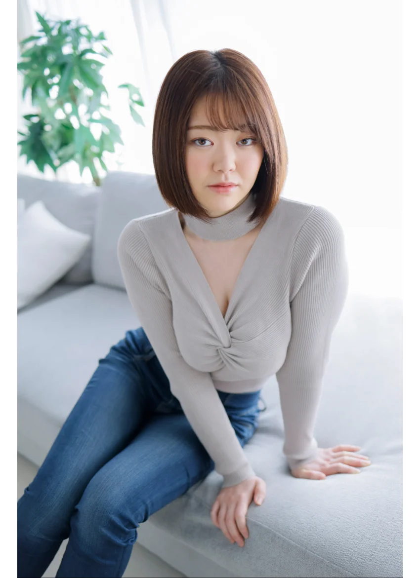 山岸楓 私服ニット＆スキニーパンツ グラビア学園 98cmIカップ×くびれたウエスト！完璧ボディが笑顔で迫る！ 試し読み 8