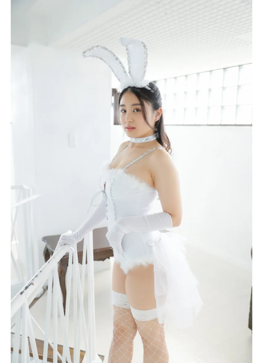 トロたん 純白バニーガール グラビア学園 いい人です！柔らかHカップはフワフワもちもち！！ 試し読み 5