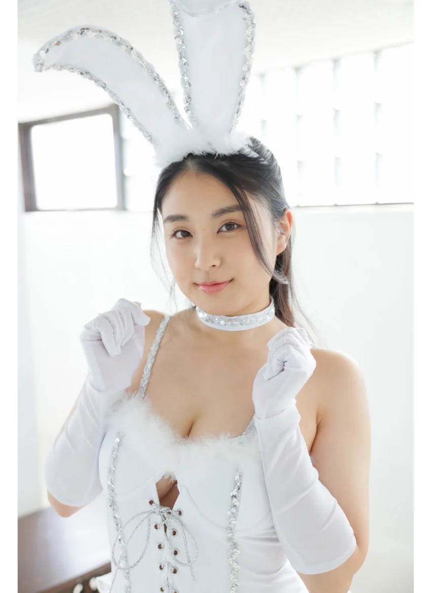 トロたん 純白バニーガール グラビア学園 いい人です！柔らかHカップはフワフワもちもち！！ 試し読み 7