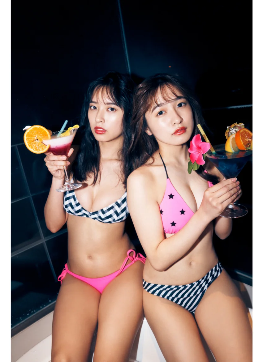 早川渚紗＆大槻りこ ミスマガ 2020in80’s/4 ヤンマガデジタル写真集 試し読み 3