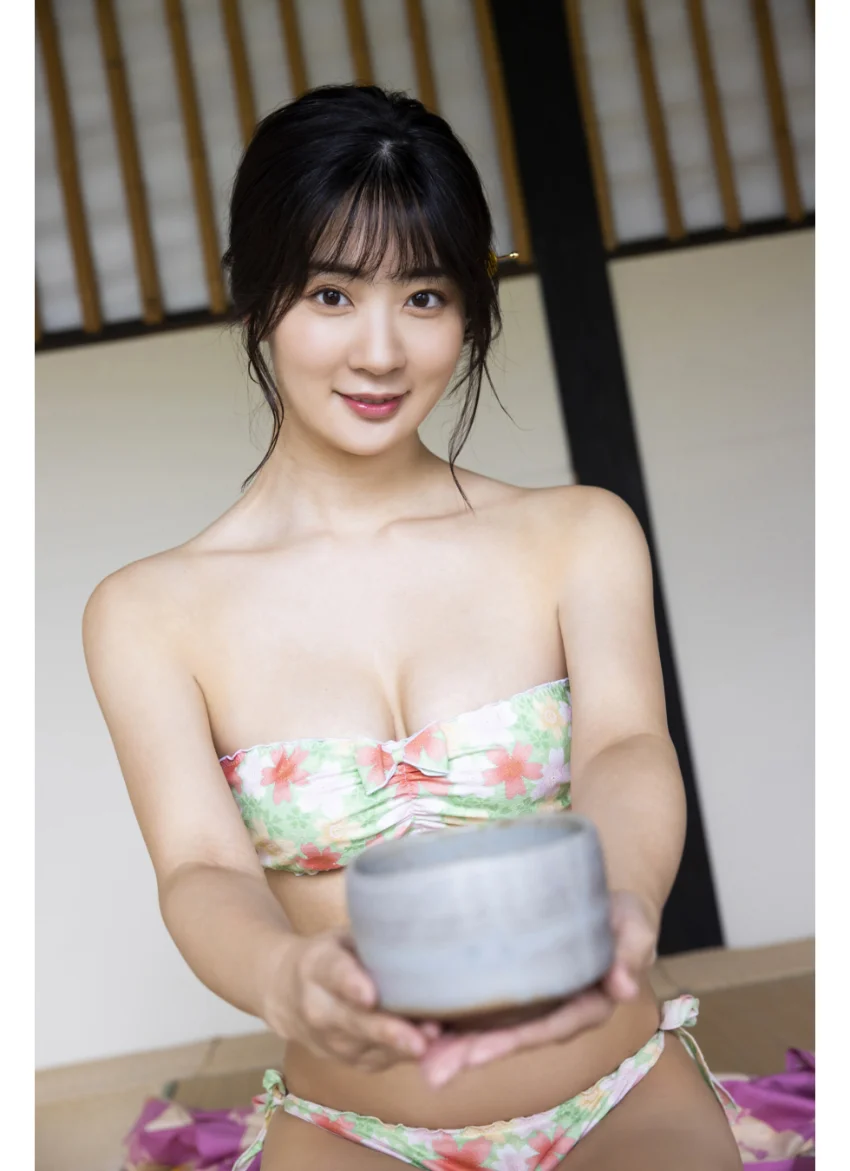 池尻愛梨が水着で茶道 ヤンマガデジタル写真集 試し読み 4