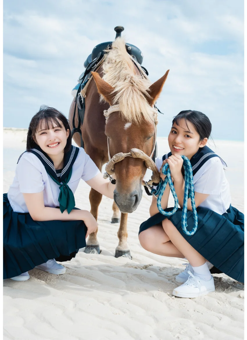 【デジタル限定 YJ PHOTO BOOK】エイミー＆松島かのん（制コレ22）写真集「ふたりかける」 試し読み 4