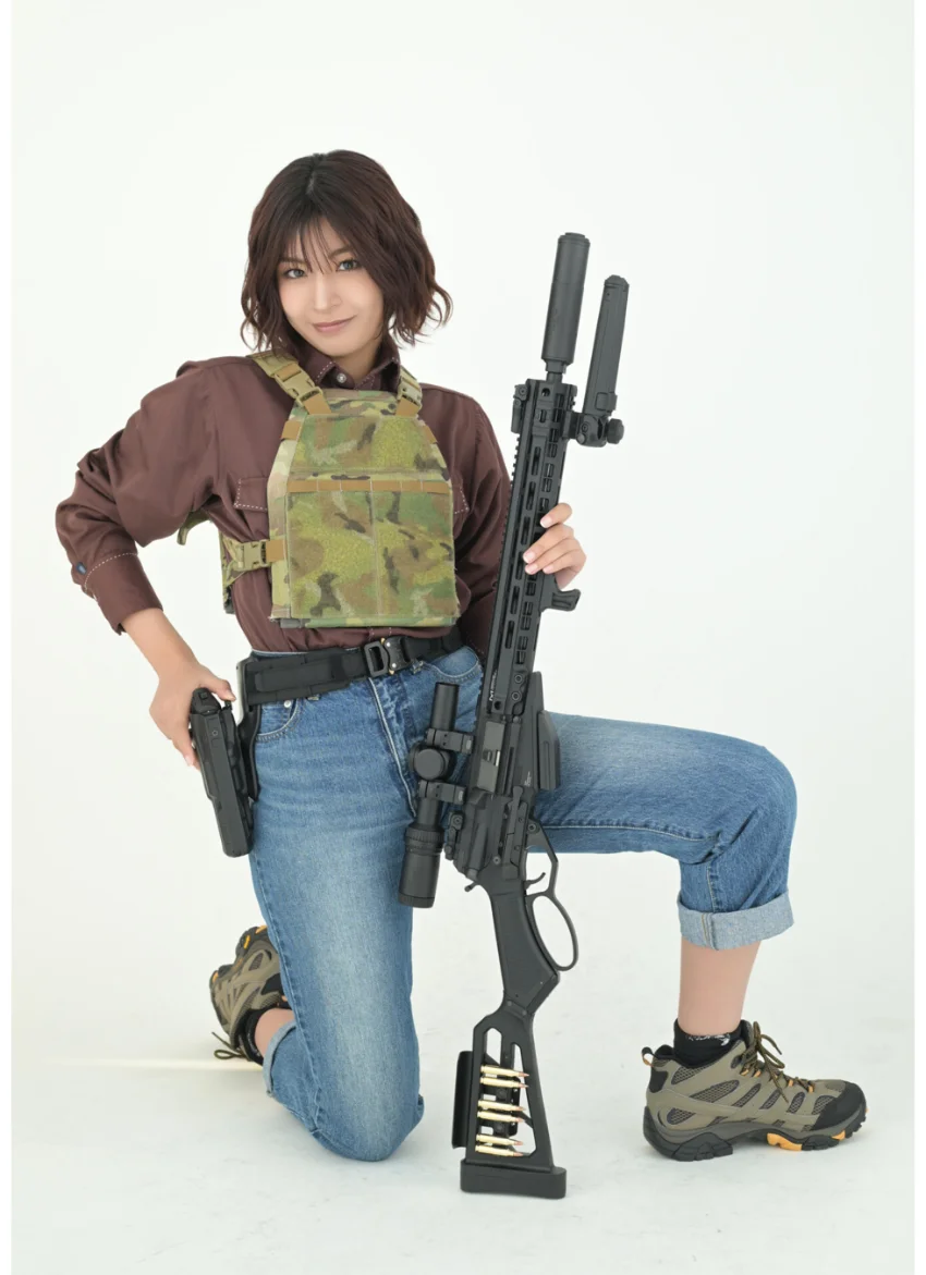 アームズマガジンデジタル写真集 Arms MAGAZINE DIGITAL PHOTO BOOK 藤井マリー in GUN ACTION 試し読み 2