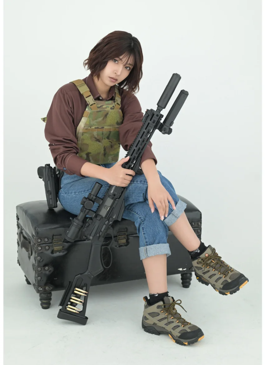 アームズマガジンデジタル写真集 Arms MAGAZINE DIGITAL PHOTO BOOK 藤井マリー in GUN ACTION 試し読み 5