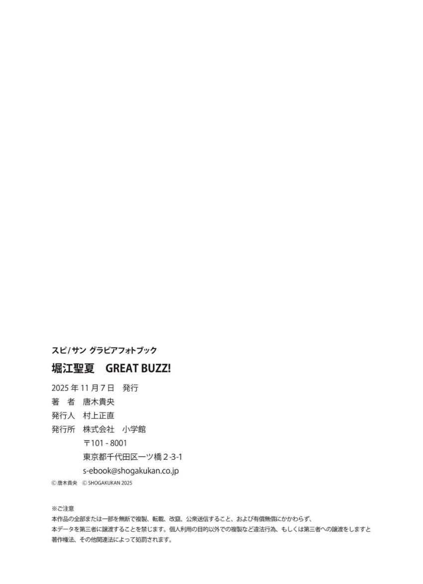 堀江聖夏 GREAT BUZZ！ 試し読み 7
