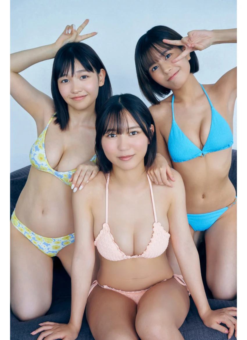 川道さら 夏芽すず 紀内乃秋 「ネクスト三銃士」ヤンマガアザーっす！＜YM2023年36/37号未公開カット＞ ヤンマガデジタル写真集 試し読み 3