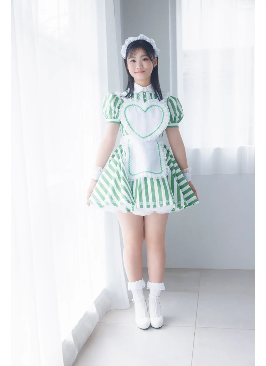 尾茂井奏良 【増量版 全50P】ミスマガのアソビバ！ もしミスマガ2024がメイドだったら！？ ヤンマガデジタル写真集 試し読み 3