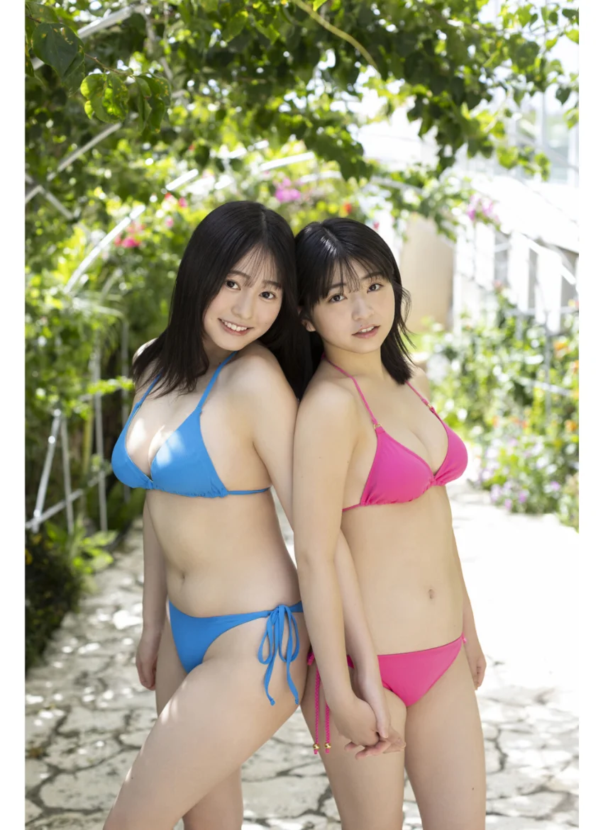 【奇跡のペアグラビア！】佐々木ほのか＆白濱美兎 ヤングガンガンデジタル限定写真集「デュエット」 試し読み 2