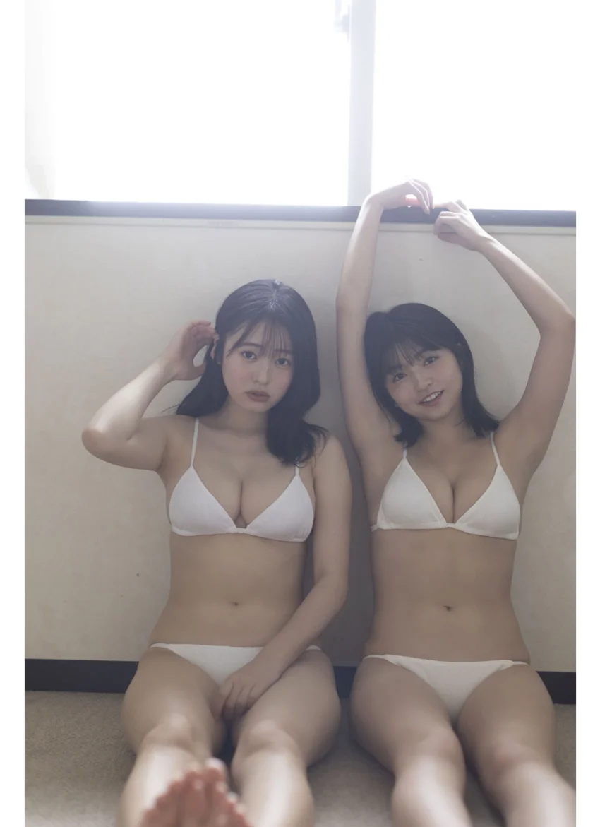 【奇跡のペアグラビア！】佐々木ほのか＆白濱美兎 ヤングガンガンデジタル限定写真集「デュエット」 試し読み 5