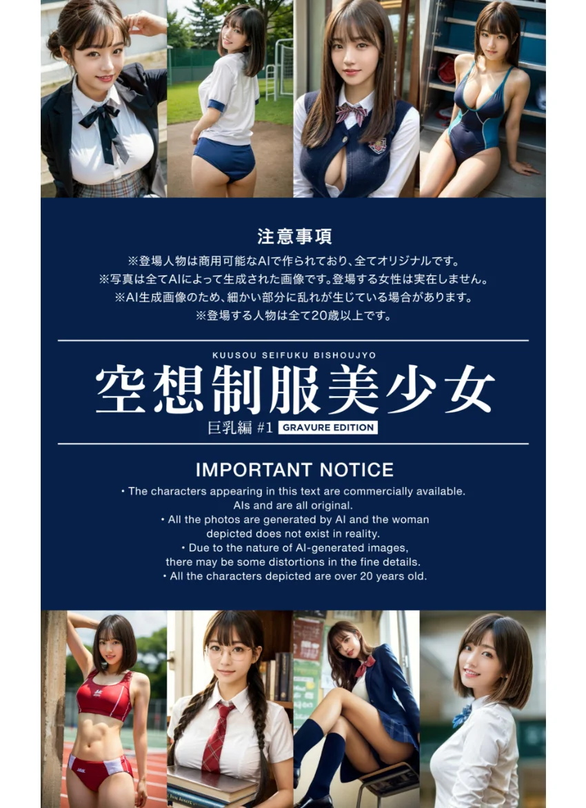 空想制服美少女 巨乳編 ＃1 GRAVURE EDITION 試し読み 2