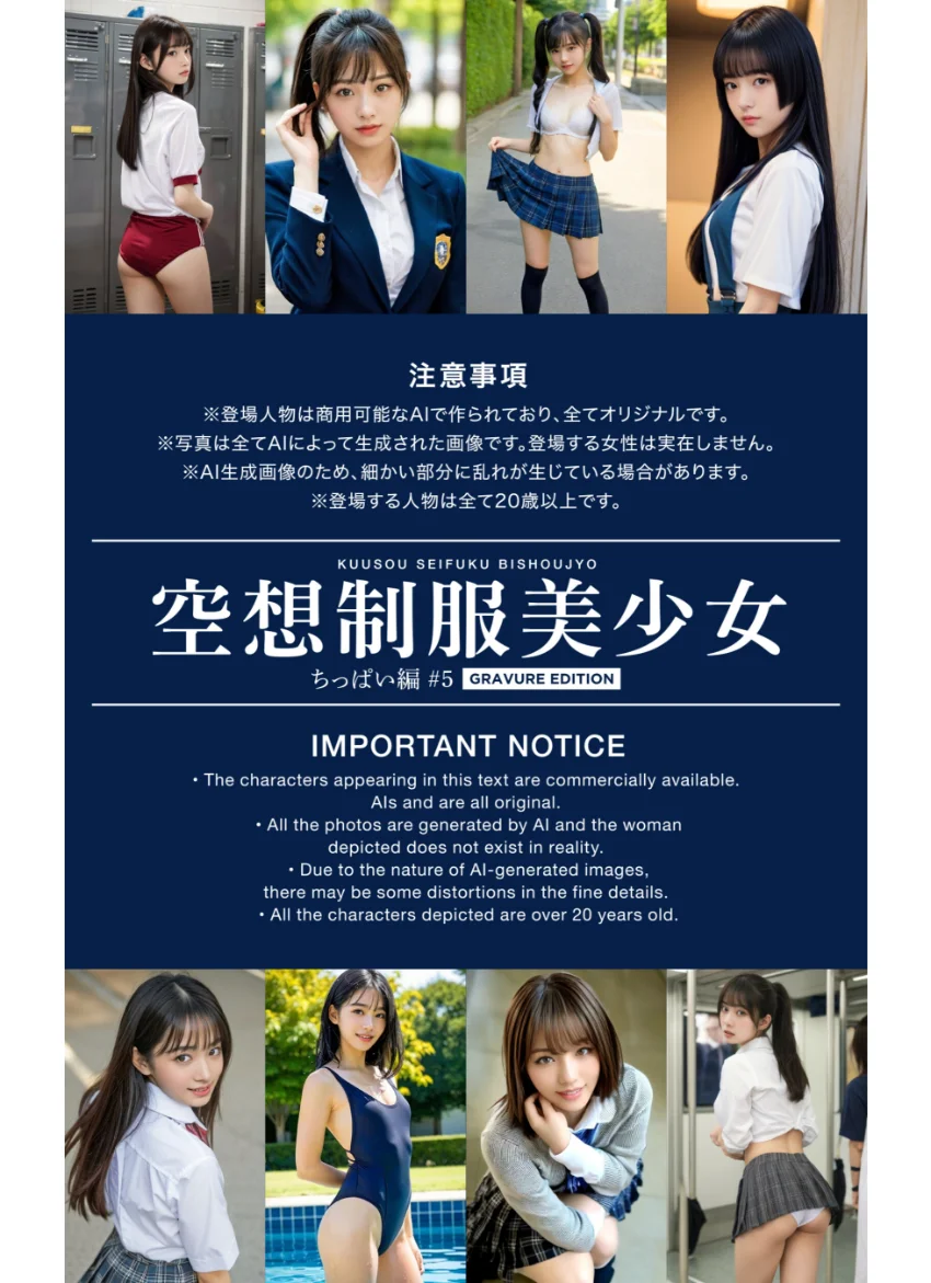 空想制服美少女 ちっぱい編 ＃5 GRAVURE EDITION 試し読み 2